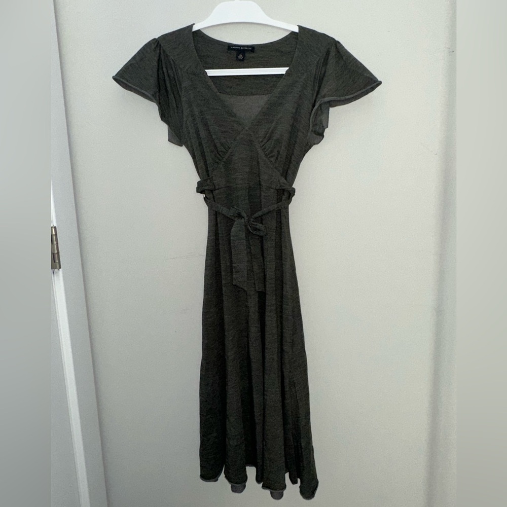 Banana Republic Black Maxi Sundress V-Neck